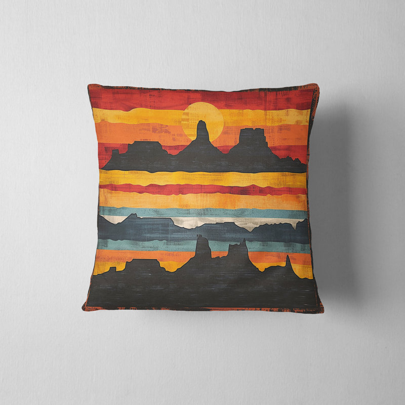 Reversible Pillow Cover, 18"H x 18"W