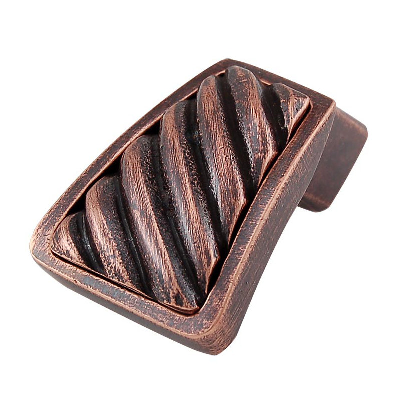 Sanzio Finger Pull, Antique Copper