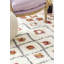 Tapis blanc à poils longs Bejou-597962690