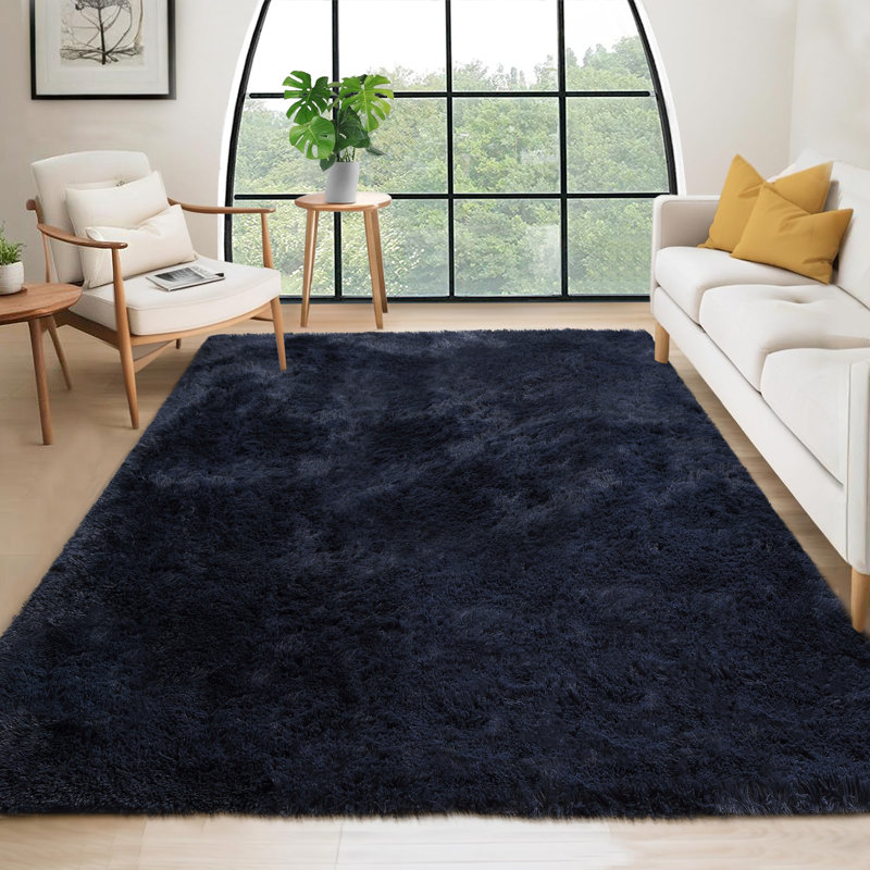 Shag Area Rugs Tie-Dyed Plush Fuzzy Rugs for Living Room, Ultra Soft Fluffy Furry Rugs for Bedroom, Indoor Carpet Nursery Rugs for Kids Room Home Decor