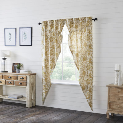 Floral Cotton Room Darkening Curtain