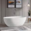 Baignoire de trempage autoportante 65 po. X 29,5 po. 65 po.