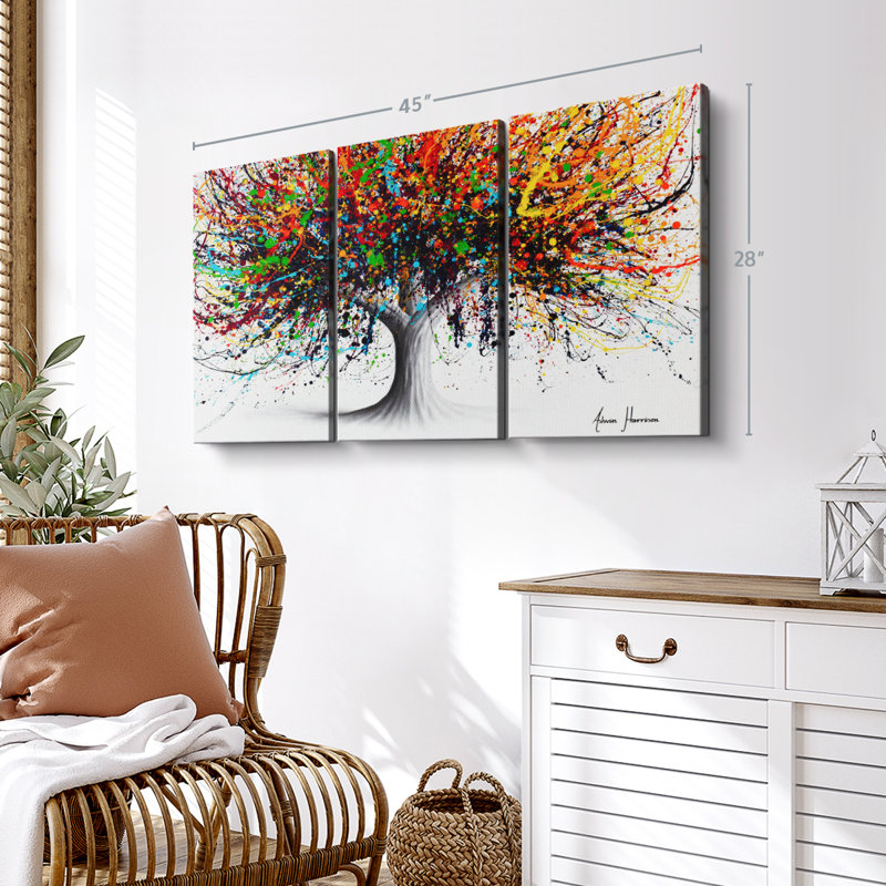 «Festival Flavour Tree» sur toile, H 28 po x l 45 po x P 1,25 po