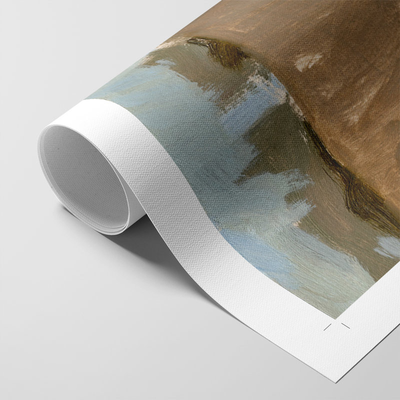 Turquoise Falls II - Impression sur toile seulement - SANS CADRE, H 36 po x l 24 po