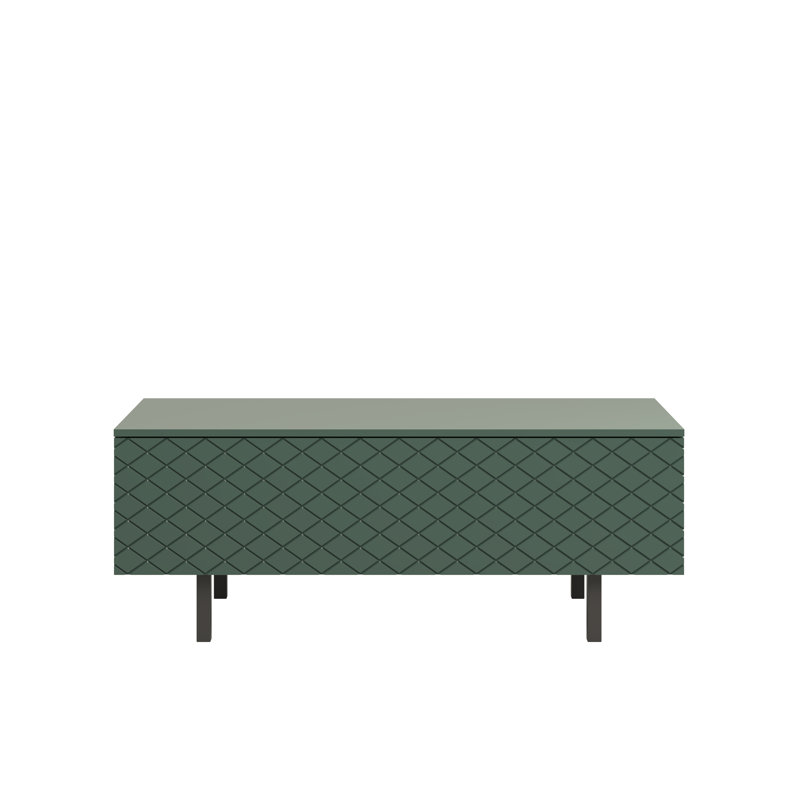 Aset Four Leg Coffee Table with Storage, Labrador/Black