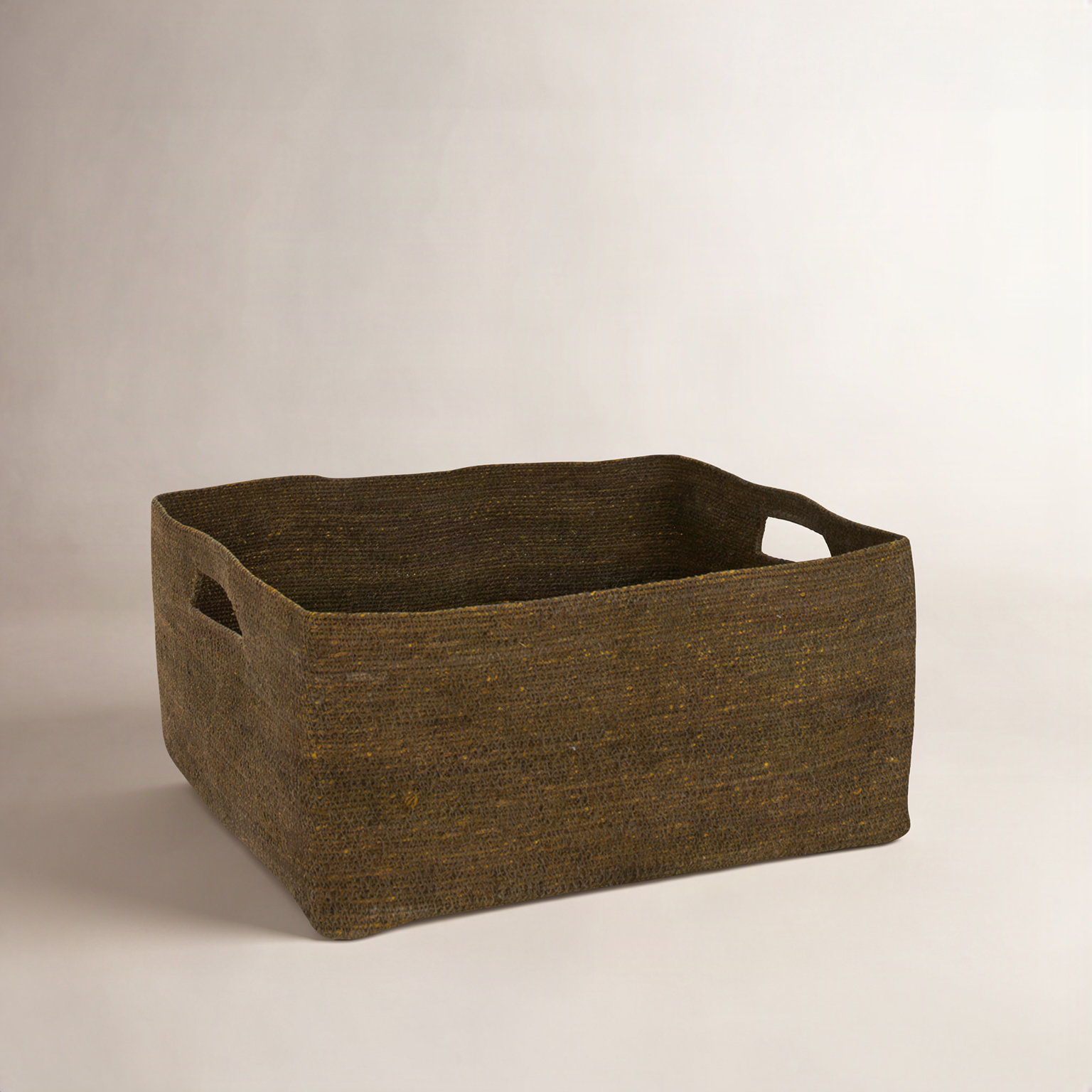 Essential Laundry Basket, Olive, 9" H x 17" W x 14" D