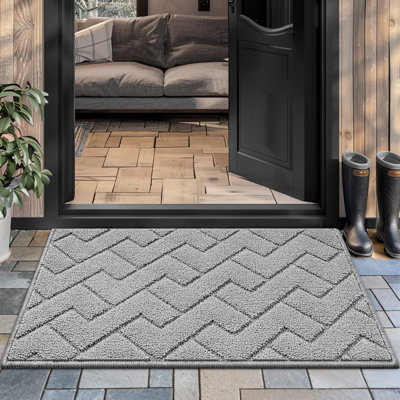 Stain‑Resistant Non‑Slip Heavy‑Duty Low-profile Door Mat