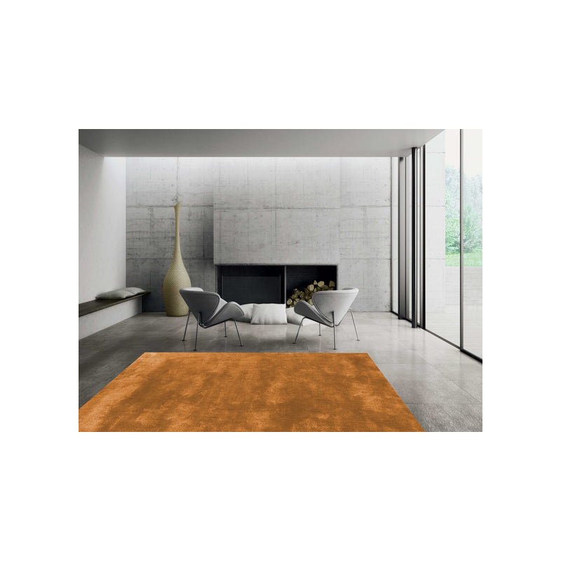 Ground Control Area Rug in Orange, Copper, Rectangle 9'10" x 13'1"