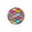Geometric Diamond Patterned Multicolored Framed Decorative Washable Carpet-1532812021