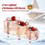 Ensemble de 3 présentoirs lumineux de Noël