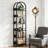 Versatility Display Shelf,Compact Bookshelf,Arched Corner Bookcase