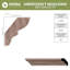 Moulure de teinture pour bois massif WG75-96930338