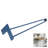 ROUS Hardware 30" Hairpin Furniture Leg | Steel Mid-Century Modern Table Leg – Polo (Navy Blue), 1 Count-339201029-339201035