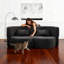 Canapé-lit pliant avec tissu en peluche, futon convertible en mousse pour le salon, les invités, le bureau et l’appartement-119970559