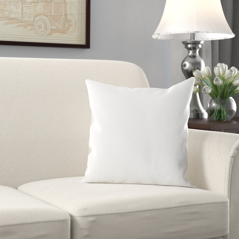 Bourrure de coussin de forme carré, H 26 po x l 26 po, Ivoire