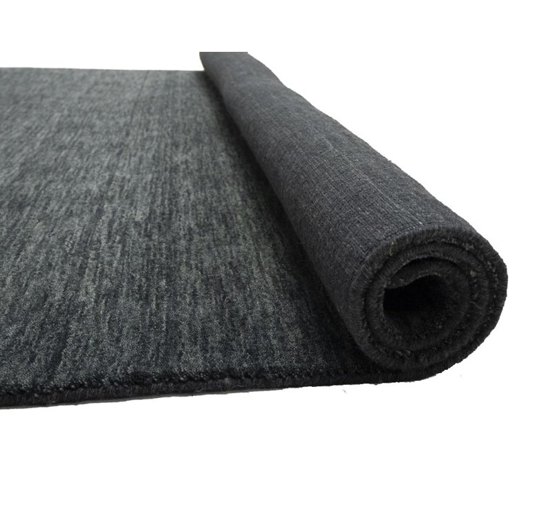 Tapis tissé à la main Gabbeh, 100% laine, de couleur unie, résistant à la décoloration et aux taches, durable, toutes tailles, fabriqué en Inde.