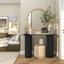 Porte-bougie abstrait moderne en métal-1399909507