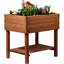 Aalaya Wood Elevated Planter