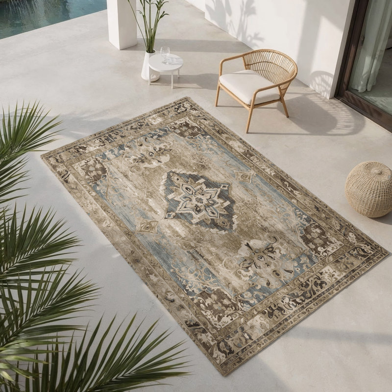 Tapis intérieur et extérieur Pastel Harmony, Rectangle 4pi x 6 pi