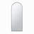 28X1x74" Celine Black Arch Body Mirror-810176864