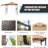 11Ft. W x 5 Ft. D Soft Top Grill Gazebo with a Side Collapsible Awning-96225503