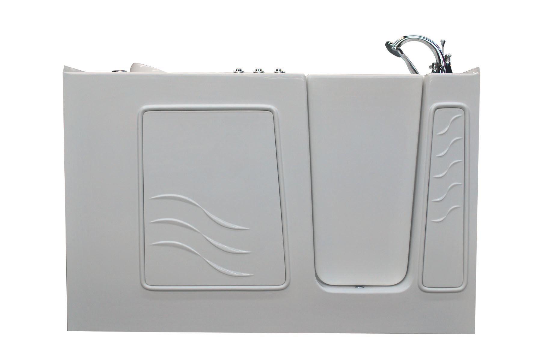 Therapeutic Tubs Tucson 60'' x 30'' Walkin Air Fibreglass Bathtub with