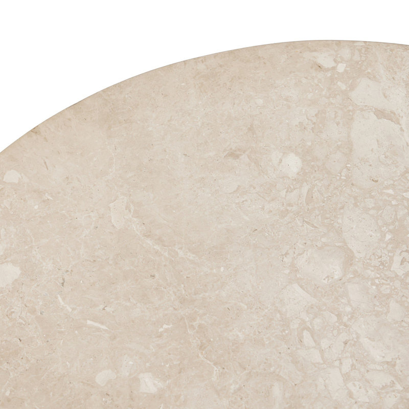 Axtell Coffee Table- Small-Lunar Marble, 15" H x 30" L x 30" W