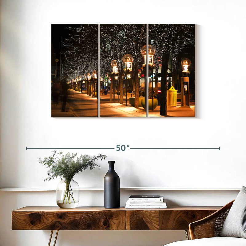 Lampadaire de Noël Sireci, H 24 po x l 38 po