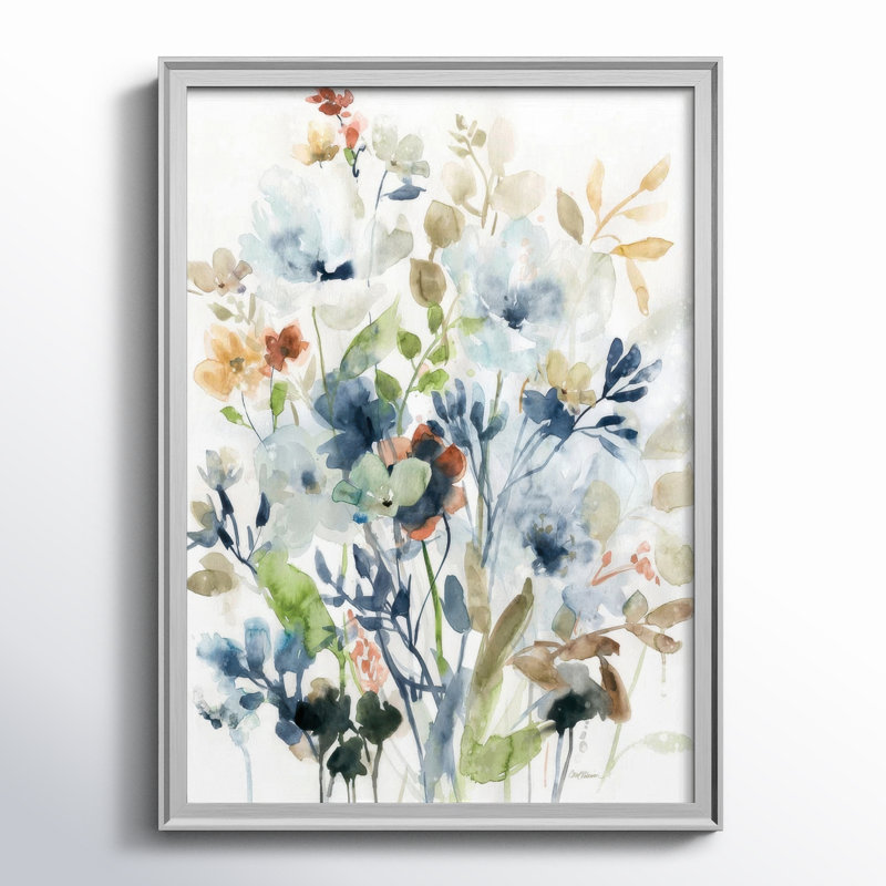 «Holland Spring Mix I», reproduction sur toile encadrée, Argent, H 37 po x l 27 po x P 2,5 po