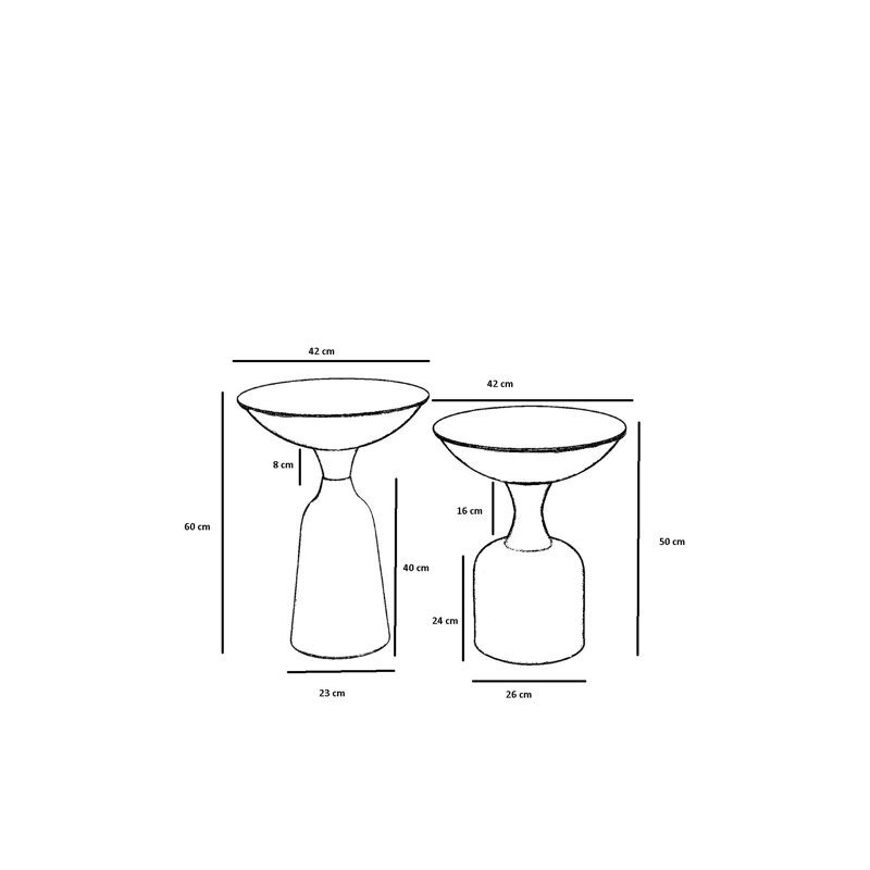 Tables gigognes Aakash