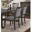 Ensemble de 2 chaises d'appoint en tissu brun et gris Transitional