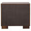 Table de chevet 2 tiroirs Polk Cappuccino