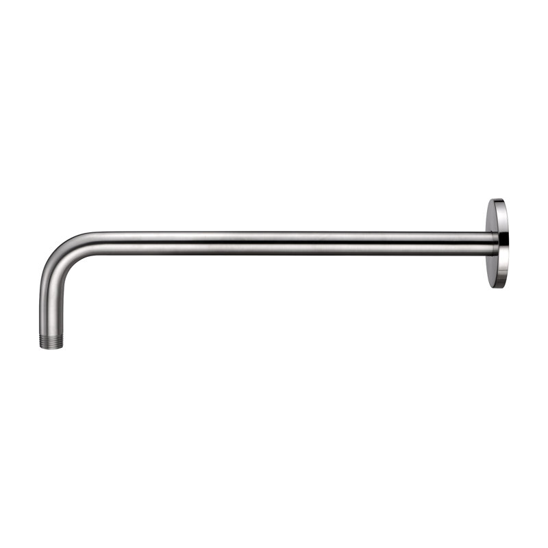 Bras de douche et bride 15 "Luxier, Nickel brossé