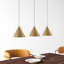 Castle 3 Light Steel Dimmable Pendant