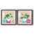 Papier, cadre noyer