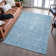 Premium Machine Washable Jamestown AMF1083 Damask Rug