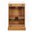 Meuble-lavabo avec lavabo intégré en céramique et porte à fermeture en douceur, parfait pour les petites et moyennes salles de bain, structure en bois massif.