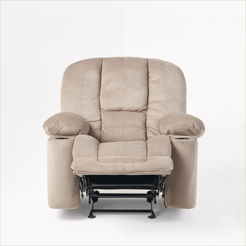 Fauteuil inclinable manuel rembourré en tissu FlowLuxe