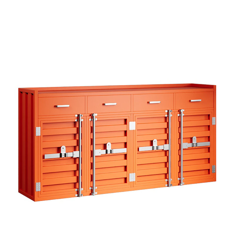 78.74'' Sideboard, Orange, 35.4" H x 70.8" W x 15.7" D