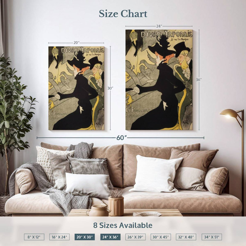 Leisha Divan japonais, H 36 po x l 24 po