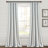 Cotton Blend Semi Sheer Curtain Pair-71502490-71502488