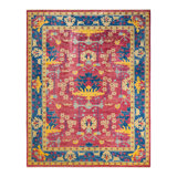 Arts & Crafts One-of-a-Kind 7' 10" X 9' 10" Hand Knotted Area Rug