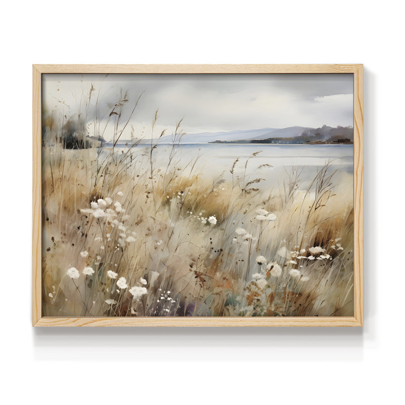 Paysages rétro-DCCCLX-impression encadrée - réaménageable, Naturel, H 11 po x l 14 po