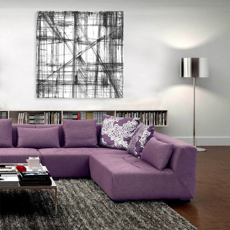 'Intersect II' by Ethan Harper, Acrylic Glass Wall Art, 36" H x 36" W x 0.12" D