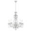 Sterling 9 Light 27in x 31in Chandelier in Gold with Clear Heritage Handcut Crystals-533950602-533950592