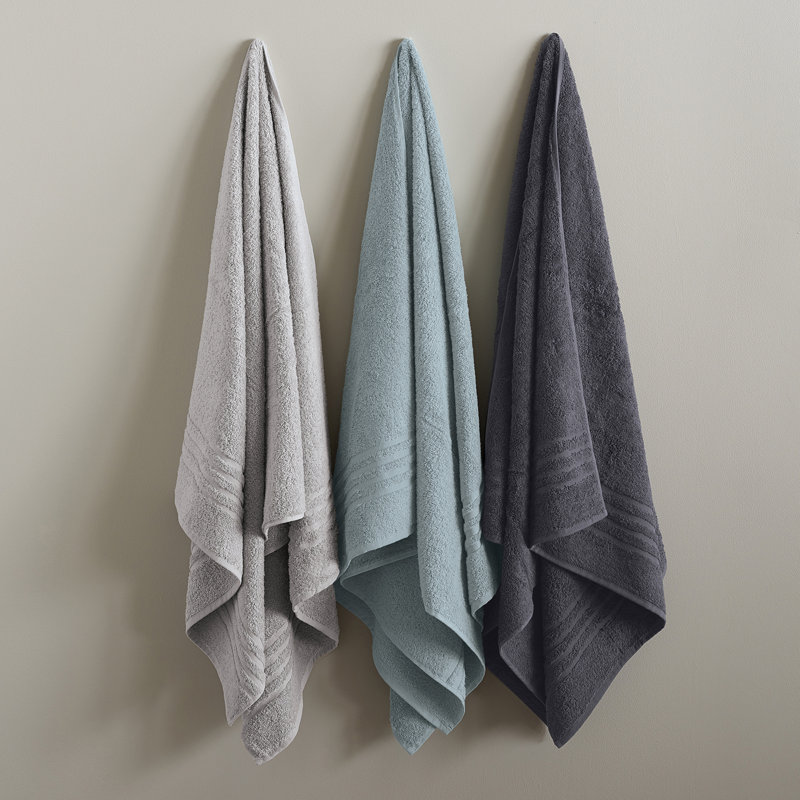 Ensemble de serviettes de bain, Gris anthracite