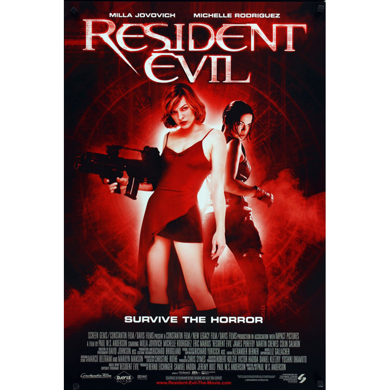 Resident Evil, H 24 po x l 16 po