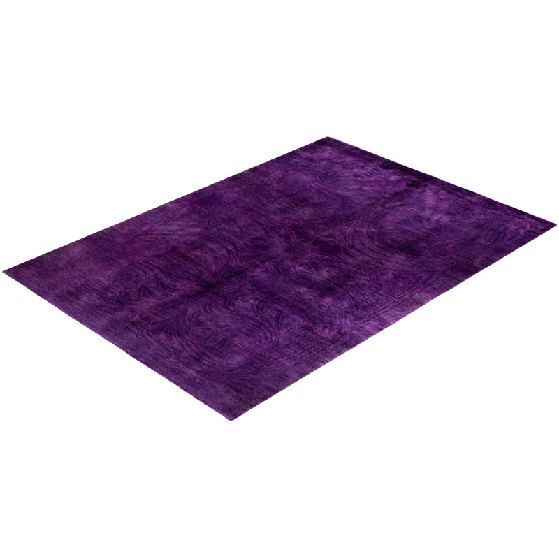 Overyed One-of-a-Kind Rectangle 9' X 12'5" Hand Knotted Area Rug