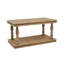 Table basse rectangulaire à 2 niveaux 36x18x18 "