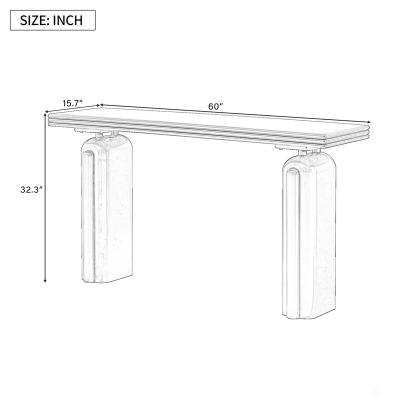 Console Lowell, Beige
